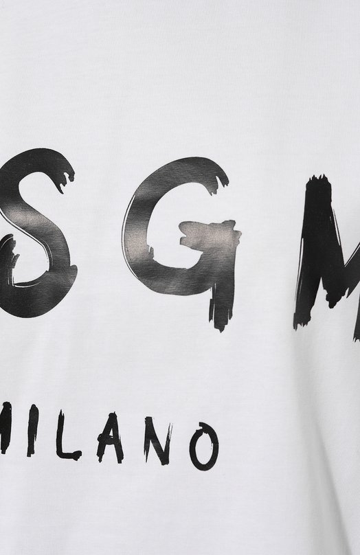 фото Хлопковая футболка msgm