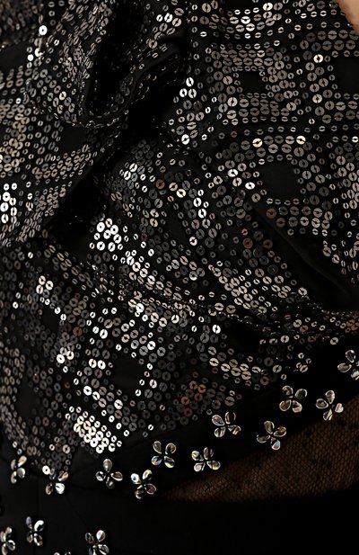 Приталенное платье-макси с декорированным лифом ROLAND MOURET, арт. PW17/S0058/F6467, фото 5