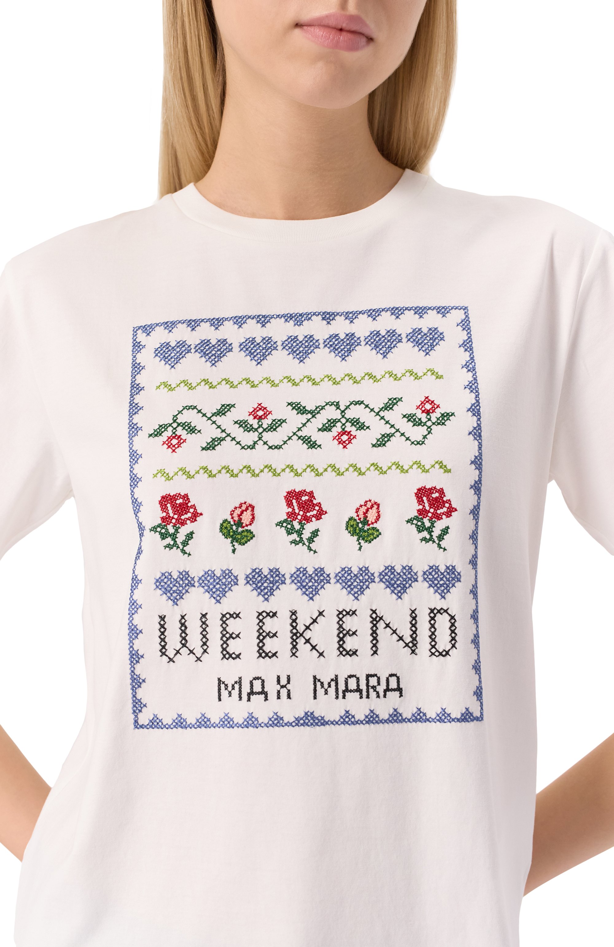 Хлопковая футболка WEEKEND MAX MARA, арт. CABINA, фото 5