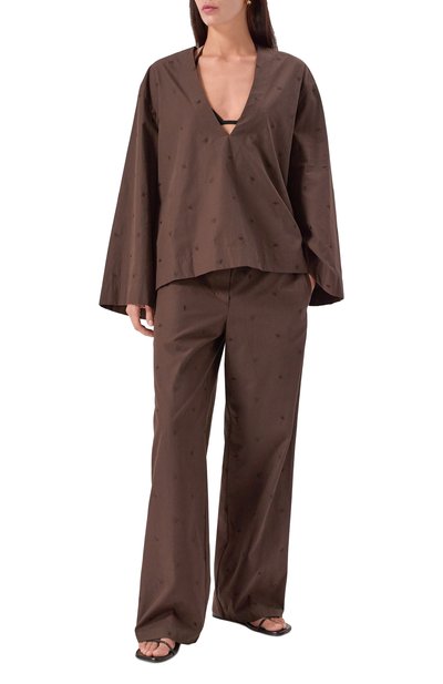 Хлопковые брюки THE ATTICO, арт. 250WCP00263/CCC104MA, фото 2