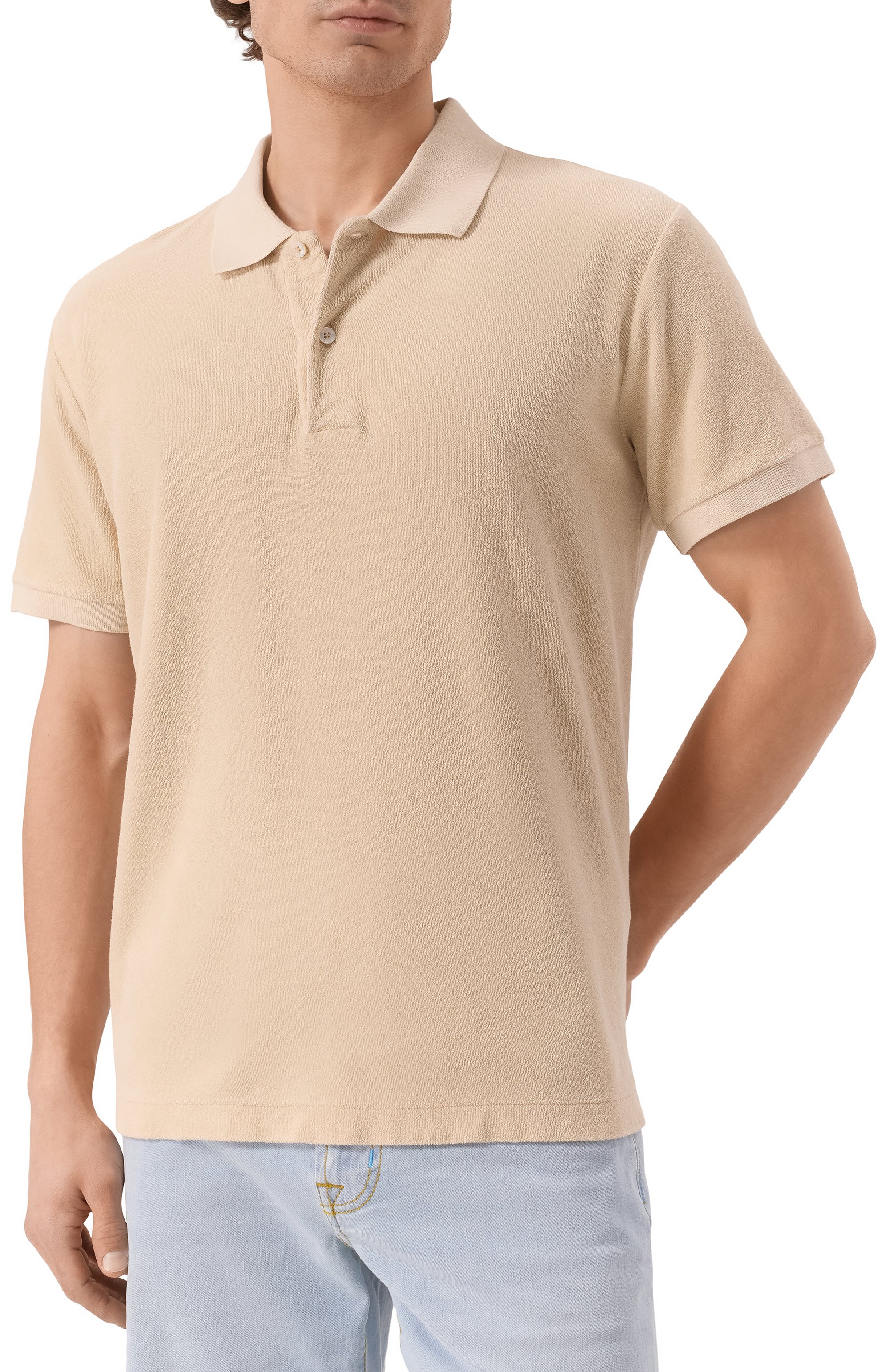 Хлопковое поло JACOB COHEN, арт. 25E P/JUM_80020 001 M4529 TD, фото 3