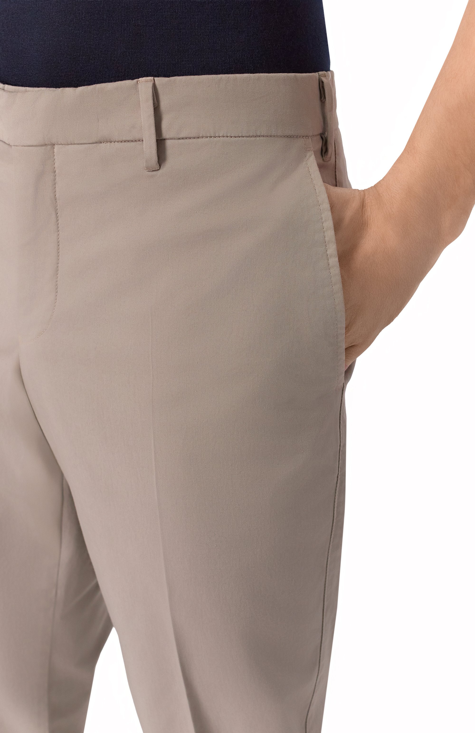 Хлопковые брюки FEDELI, арт. TUL00405/C0T0NE FLEX, фото 5