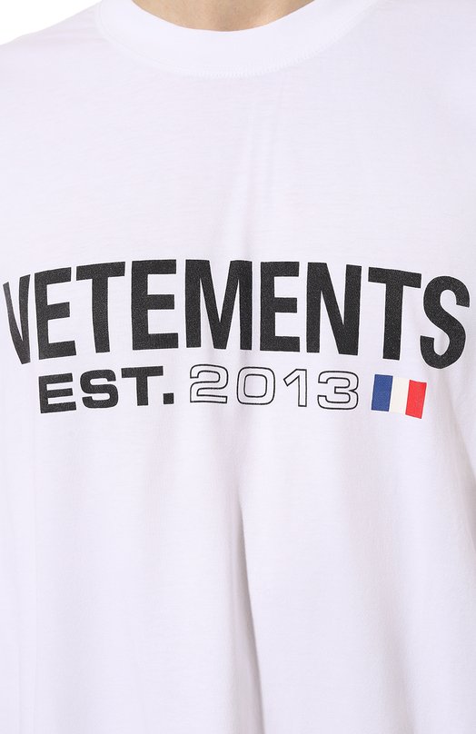 фото Хлопковая футболка vetements