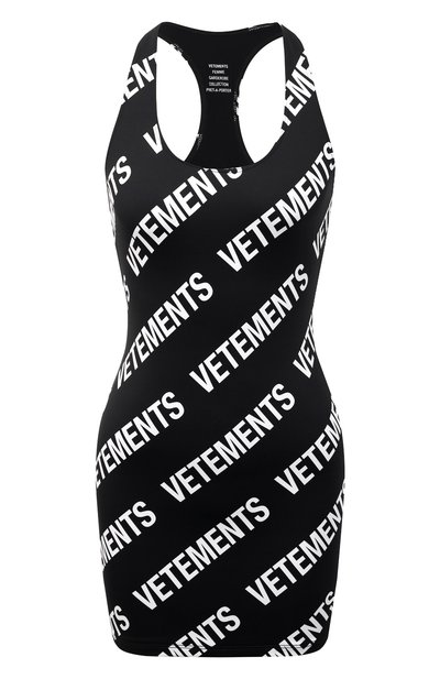 Женское платье VETEMENTS, арт. WE51DR650W 2605/BLACK/WHITE