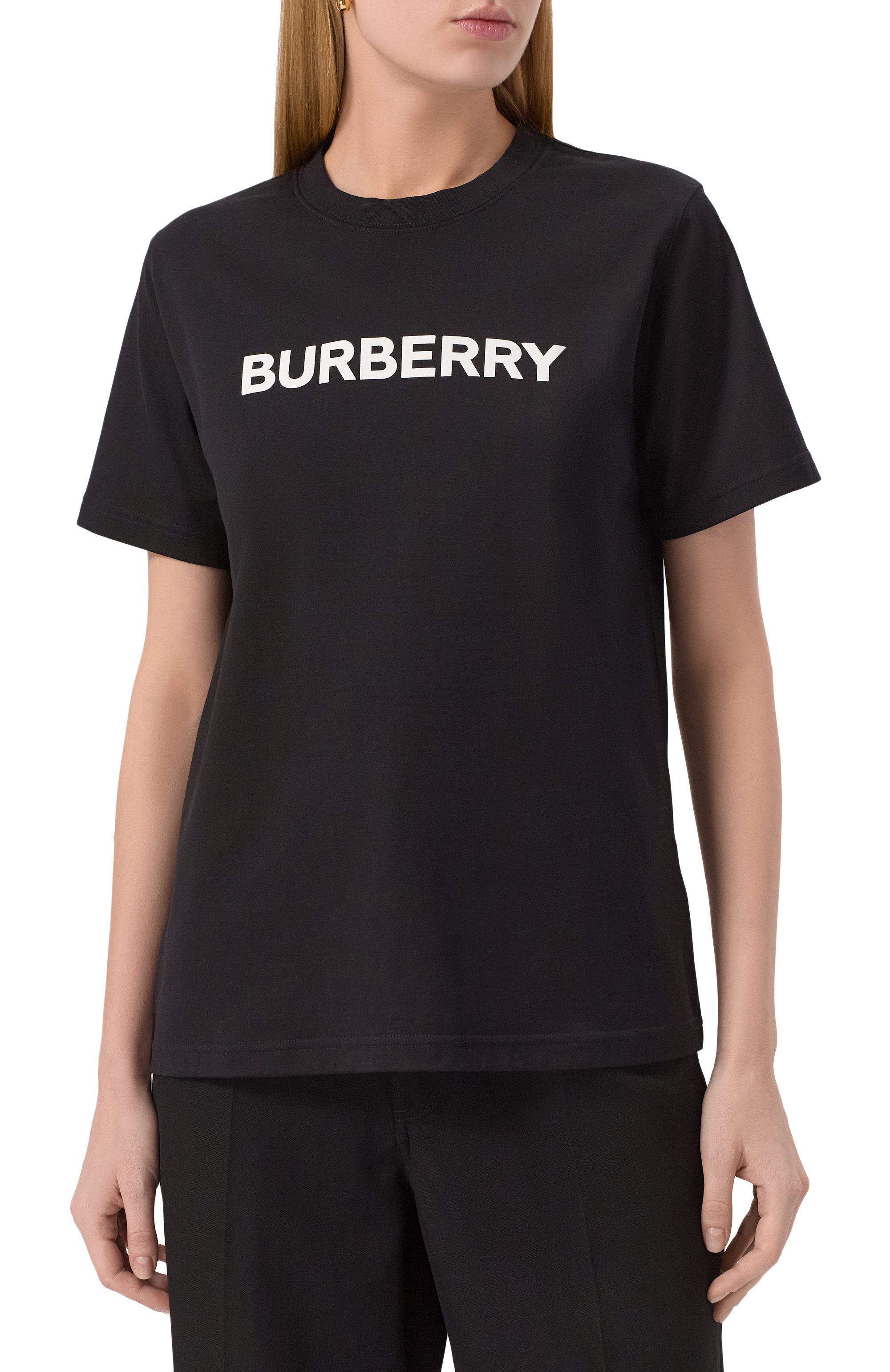 Хлопковая футболка BURBERRY, арт. 8080324, фото 3