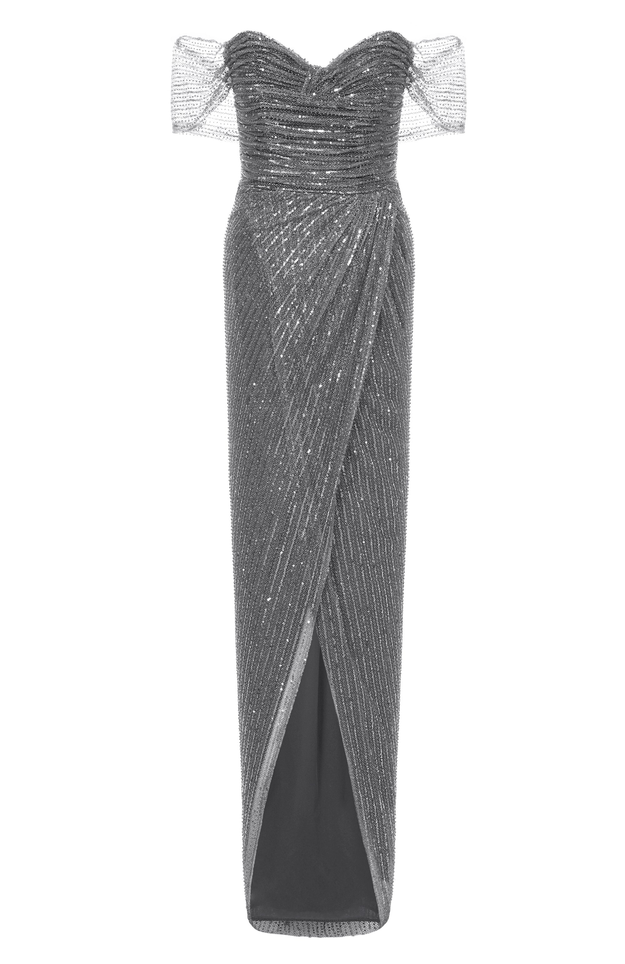 Платье с отделкой пайетками SASHA KIM, арт. SK-00001760, фото 1