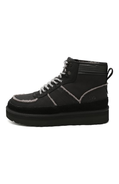 Кожаные ботинки ugg x white mountaineering highland sport UGG черного цвета по цене 38050 руб., арт. 1108649_BLK, фото 3 Кожаные ботинки ugg x white mountaineering highland sport UGG, арт. 1108649_BLK, фото 3
