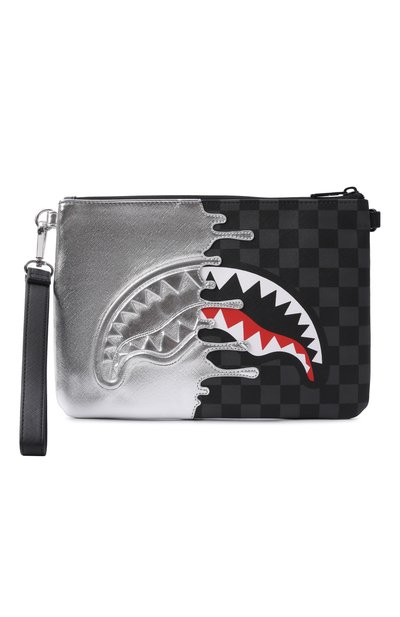 Сумка silver side drip black check SPRAYGROUND, арт. 910B8929NSZ/SILVER SIDE DRIP BLACK CHECK CR0SSB0DY