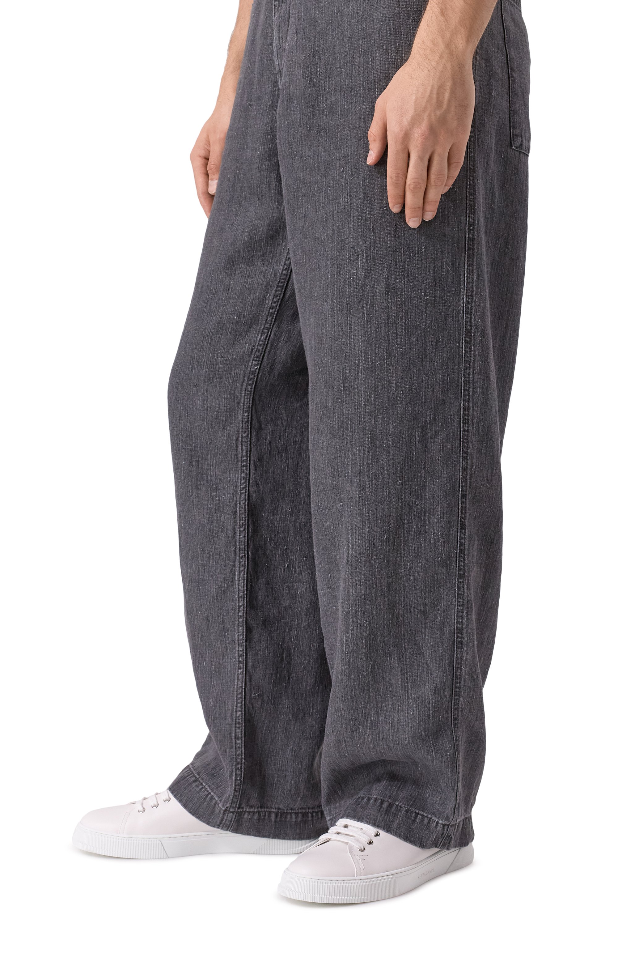 Кожаные кеды cube FERRAGAMO, арт. 772088, фото 3