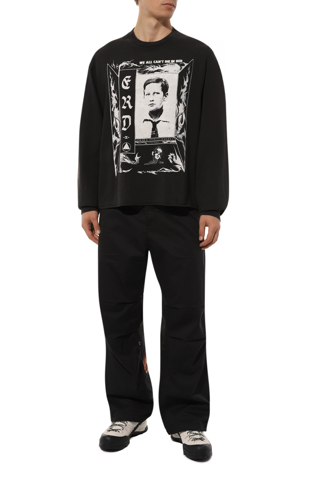 Хлопковый лонгслив ENFANTS RICHES DEPRIMES, арт. 010-763, фото 2