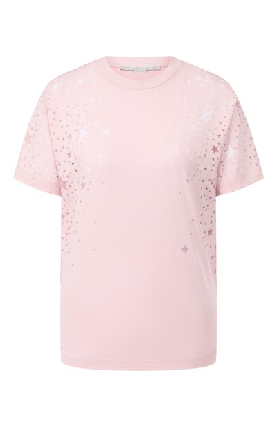 Женская хлопковая футболка STELLA MCCARTNEY, арт. 342365/SJW35