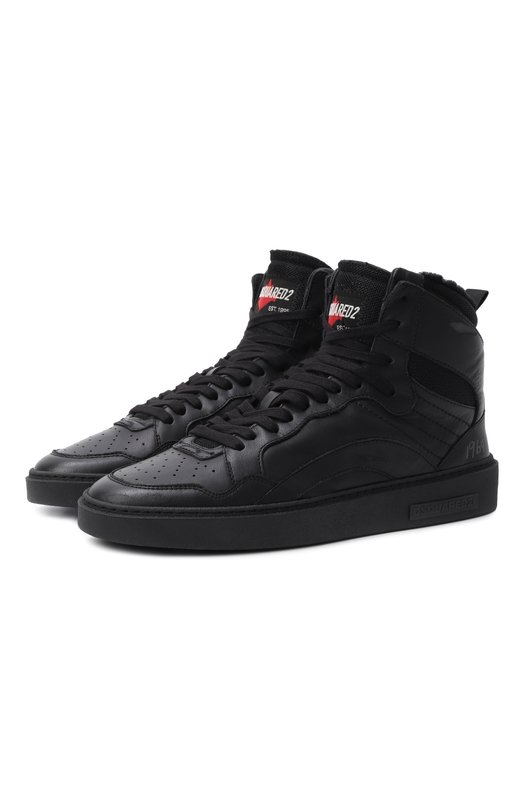Кожаные кеды Rider Dsquared2 SNM0463/01506719 Чёрный SNM0463/01506719