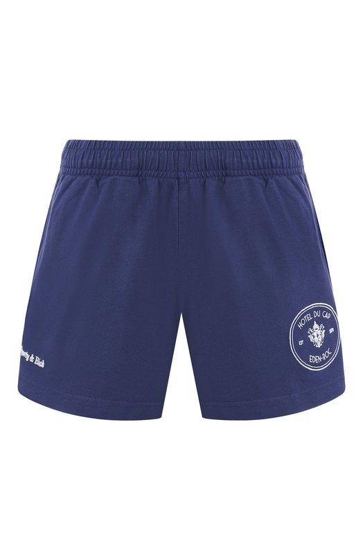 Хлопковые шорты Sporty & Rich x Hotel du Cap-Eden-Roc Sporty and Rich SH03760666BL106 Синий SH03760666BL106