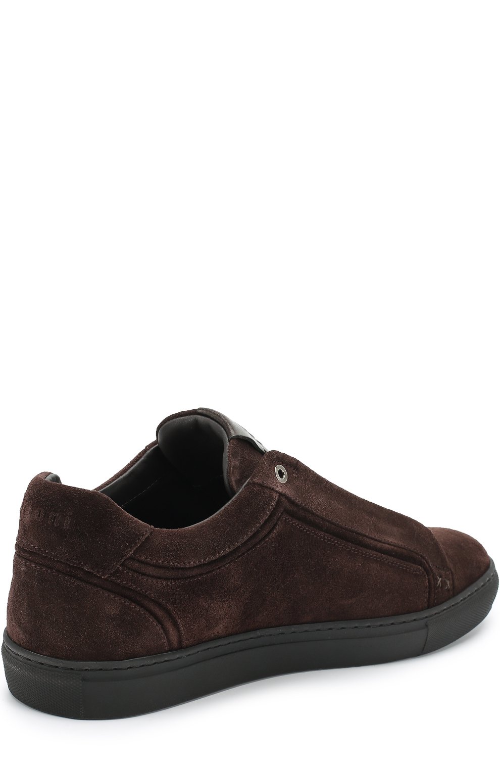 Замшевые кеды на шнуровке BRIONI, арт. QHFV/P3711, фото 4