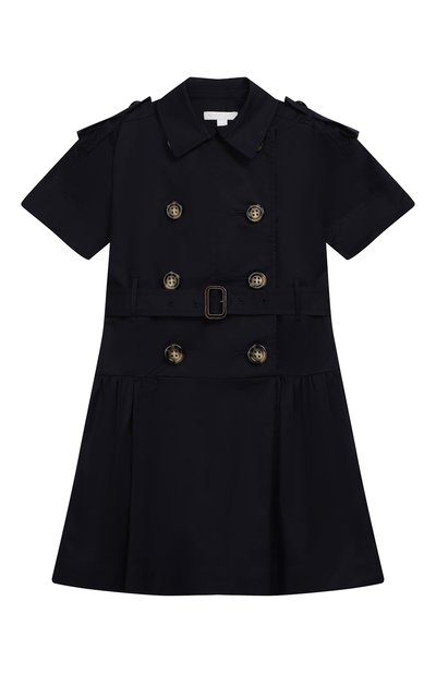 Хлопково е платье с поясом BURBERRY, арт. 8004483, фото 1