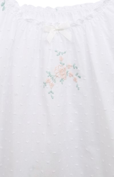 Хлопковая сорочка AMIKI CHILDREN, арт. VANESSA/WHITE FL0WERS, фото 3