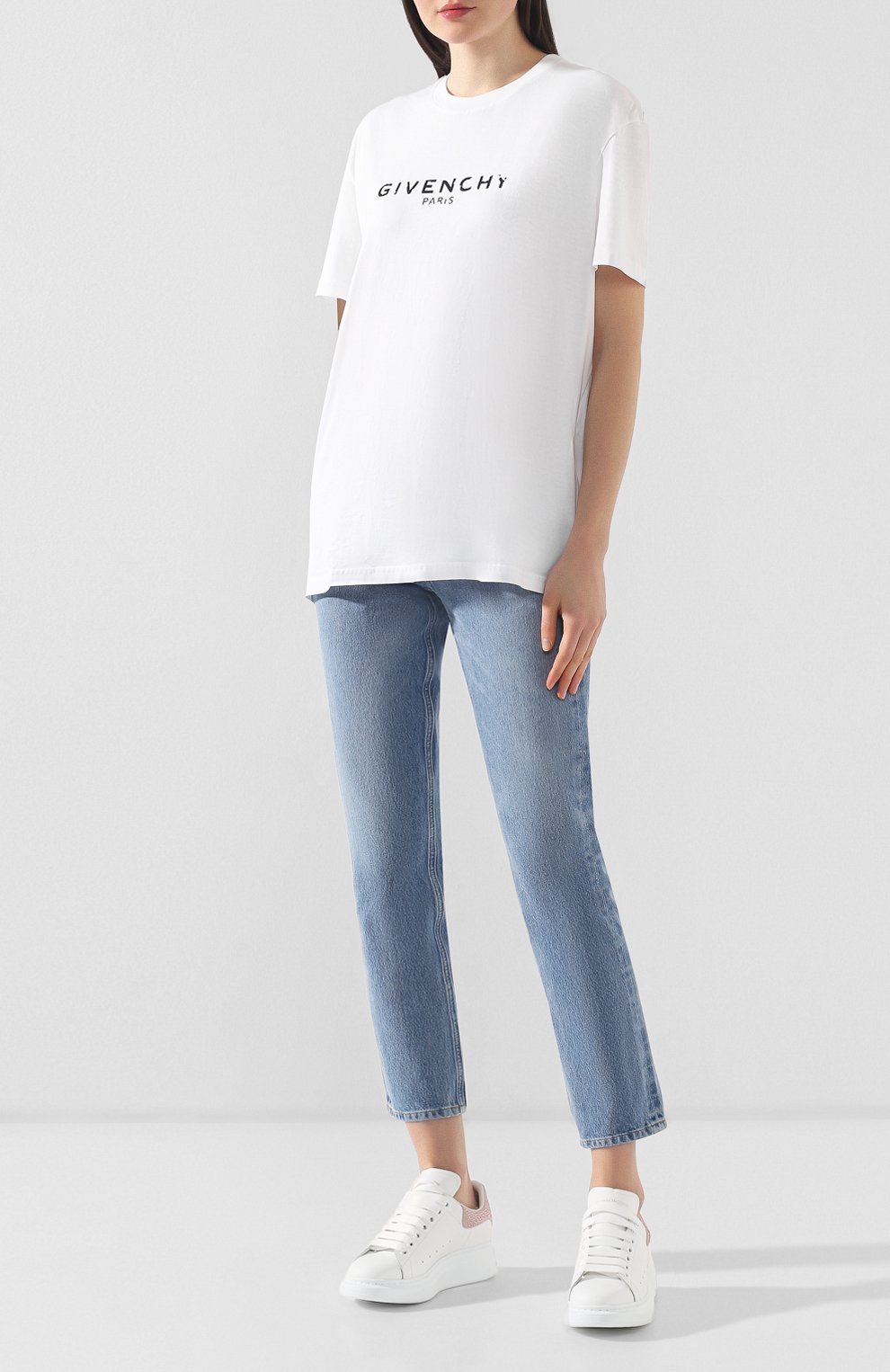 Кожаные кеды ALEXANDER MCQUEEN, арт. 559693/WHTQM, фото 2