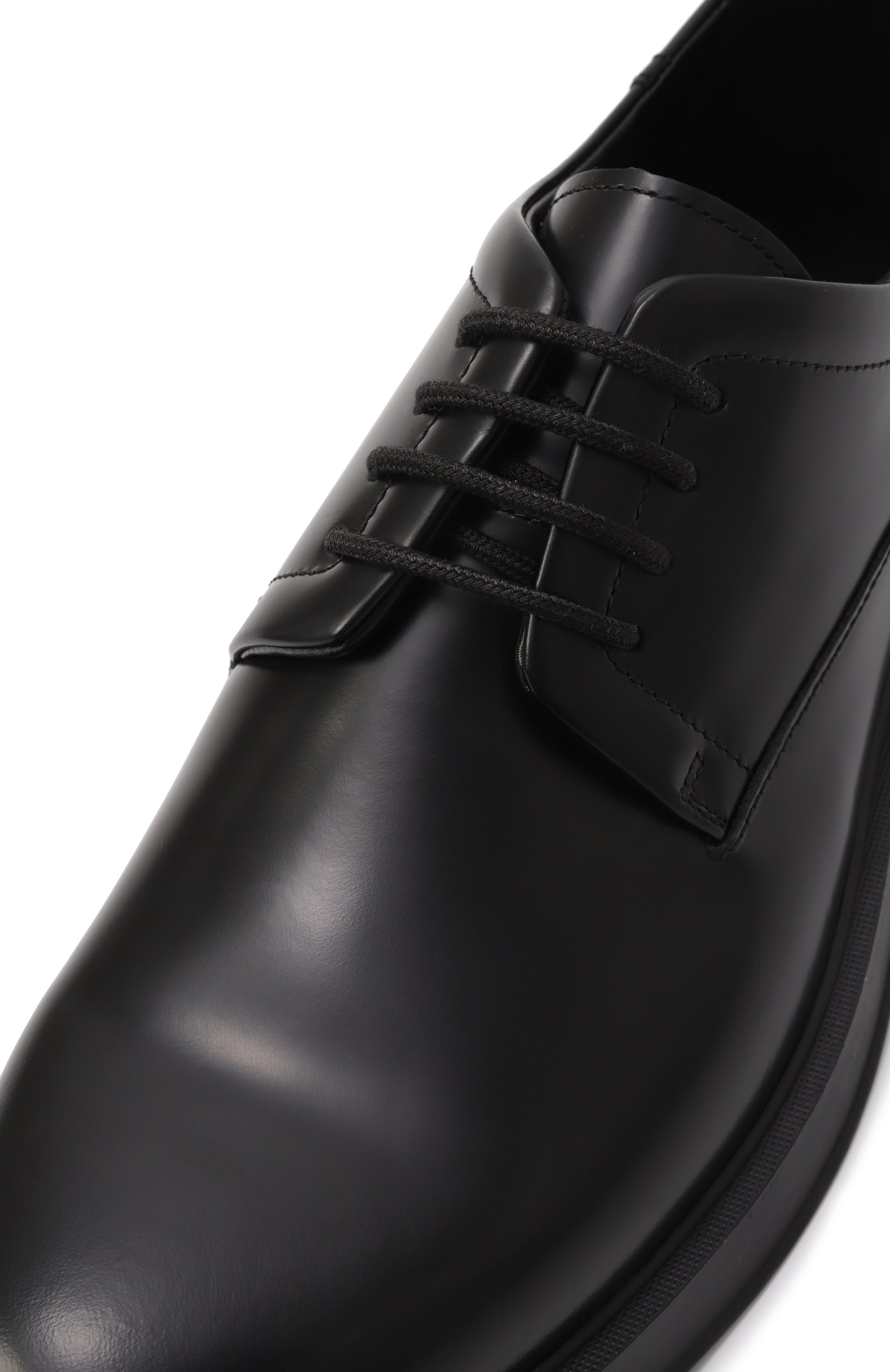 Кожаные дерби lenner HUGO черного цвета по цене 29850 руб., арт. 50541841, фото 7 Кожаные дерби lenner HUGO, арт. 50541841, фото 7