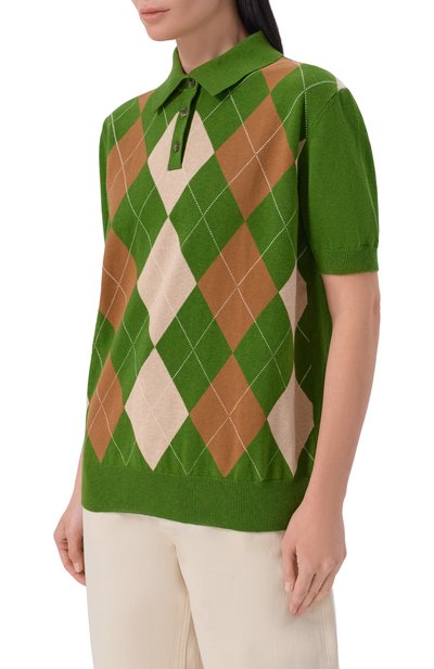 Поло из хлопка и кашемира ADDICTED, арт. AD2601, фото 3