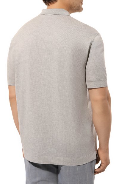 Хлопковое поло ZEGNA, арт. UC381A6/C740K95, фото 4