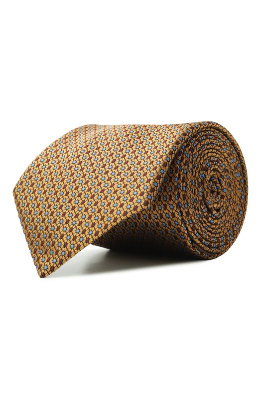 Шелковый галстук Canali 18/HJ04406 Жёлтый 18/HJ04406