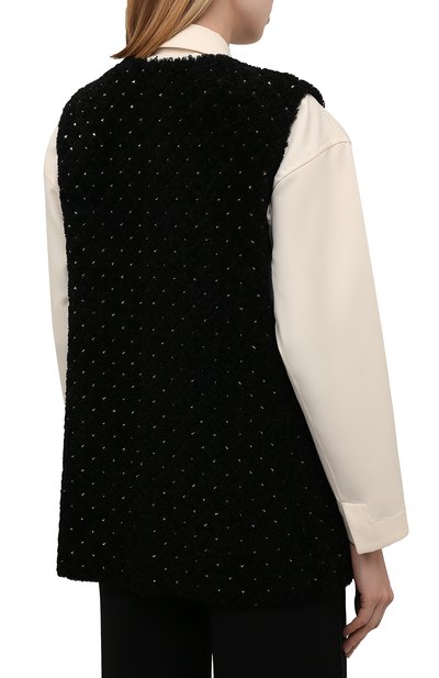 Меховой жилет из овчины VALENTINO, арт. QF3FC2266SF, фото 4