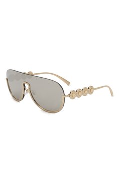 Женские солнцезащитные очки VERSACE серого цвета, арт. 2215-12526G | Фото 1 (Тип очков: С/з; Региональные ограничения белый список (Axapta Mercury): RU, Не проставлено; Кросс-КТ: С/з-унисекс; Нос: Не проставлено; Материал: Пластик; Оптика Гендер: оптика-унисекс; Очки форма: Авиаторы)