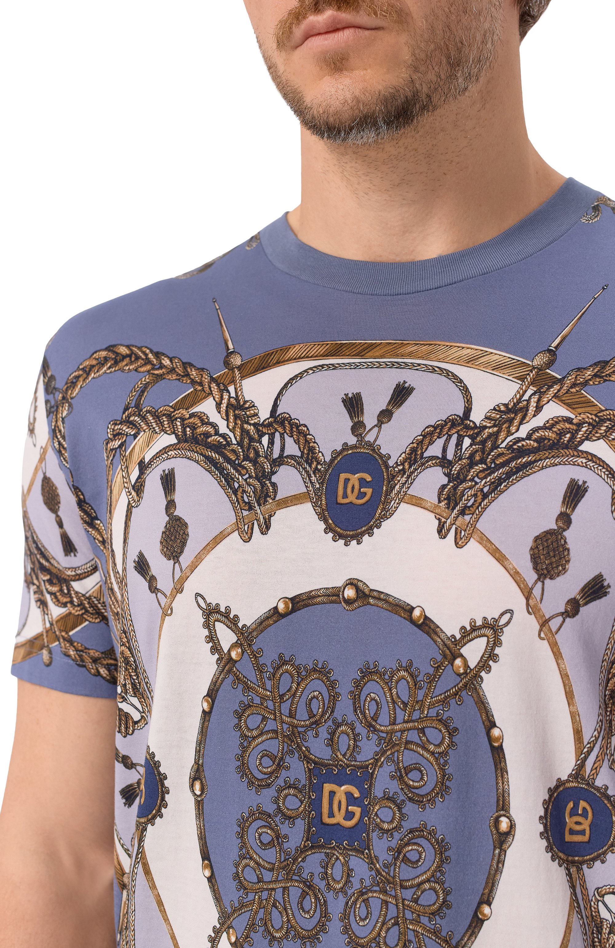 Хлопковая футболка DOLCE & GABBANA, арт. G8RN8T/II7J9, фото 5