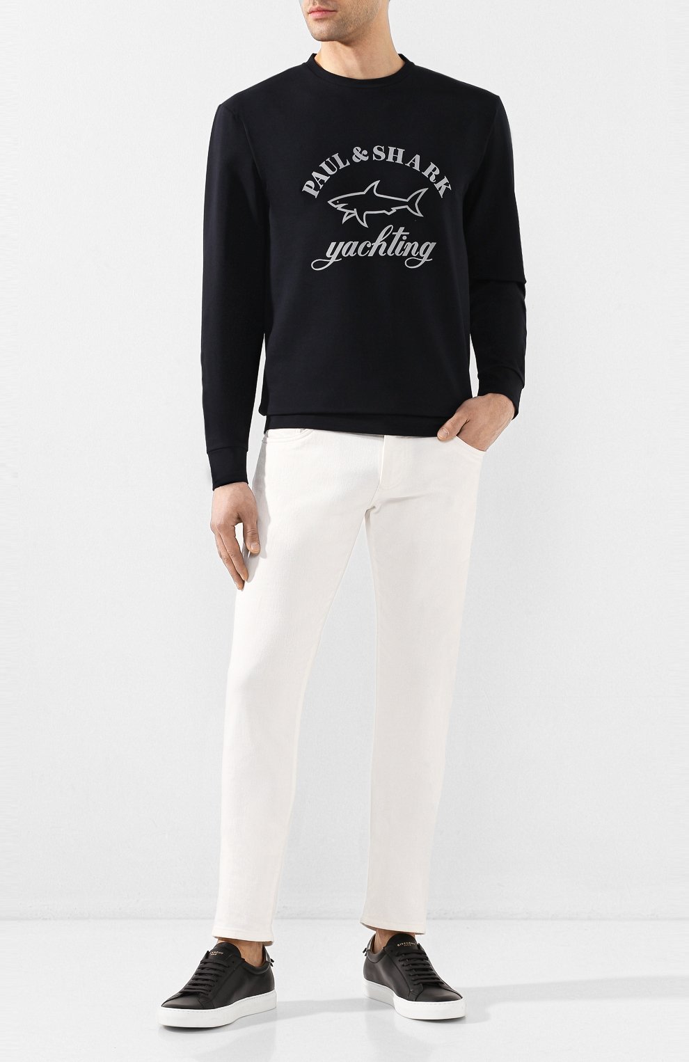 Хлопковый свитшот PAUL&SHARK, арт. P20P1801, фото 2