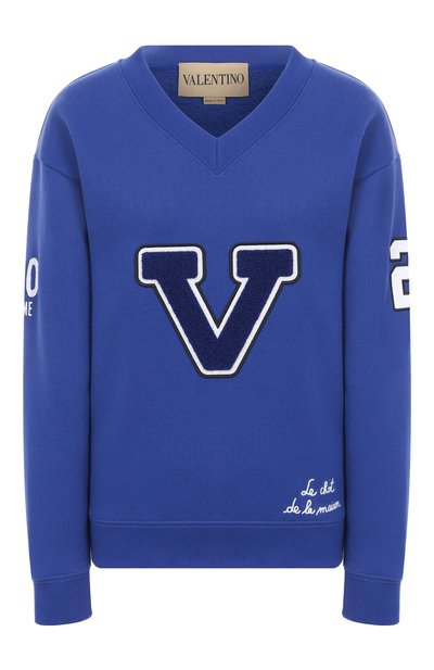 Женский хлопковый свитшот VALENTINO, арт. 7B3MF24V9KY
