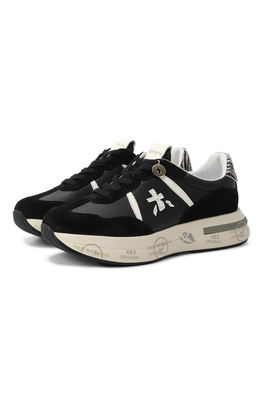 Кожаные кроссовки Cassie Premiata CASSIE/VAR 7681 Чёрный CASSIE/VAR 7681