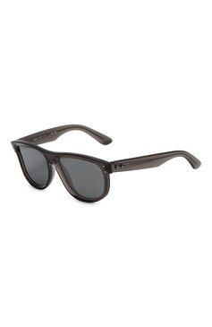 Женские солнцезащитные очки RAY-BAN серого цвета, арт. R0501S-6707GS | Фото 1 (Нос: Не проставлено; Региональные ограничения белый список (Axapta Mercury): Не проставлено; Тип очков: С/з; Кросс-КТ: С/з-унисекс; Материал: Пластик; Очки форма: Квадратные; Оптика Гендер: оптика-унисекс)