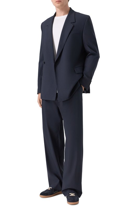 Шерстяной пиджак MSGM 4040MG05/267100 Синий  4040MG05/267100 Фото 2