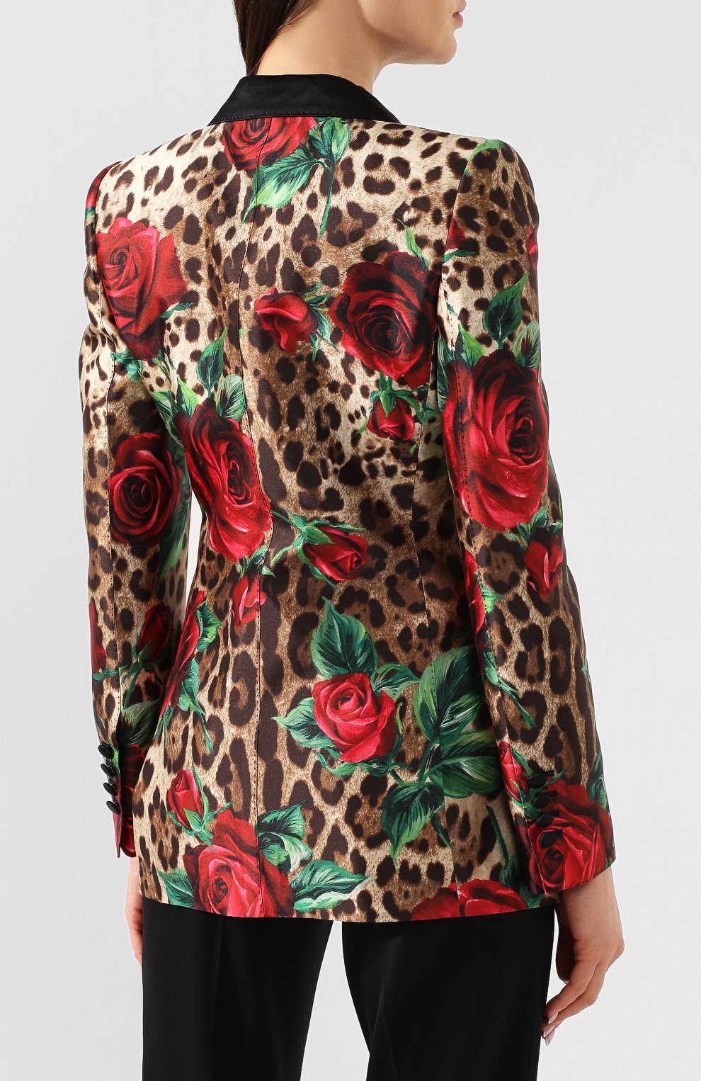 Шелковый жакет DOLCE & GABBANA, арт. F293SZ/HS1Z2, фото 4