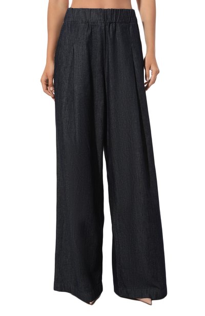 Джинсы DRIES VAN NOTEN темно-синего цвета по цене 46050 руб., арт. 010930-8431, фото 3 Джинсы DRIES VAN NOTEN, арт. 010930-8431, фото 3