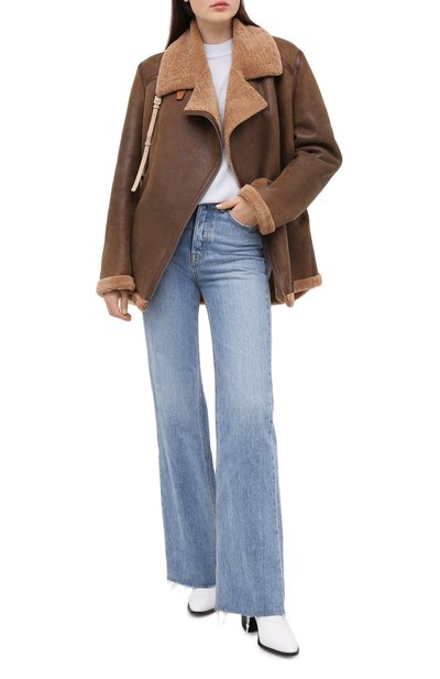 Дубленка ISABEL MARANT ETOILE коричневого цвета по цене 216500 руб., арт. MA0838-20A013E/AZARE, фото 3 Дубленка ISABEL MARANT ETOILE, арт. MA0838-20A013E/AZARE, фото 3