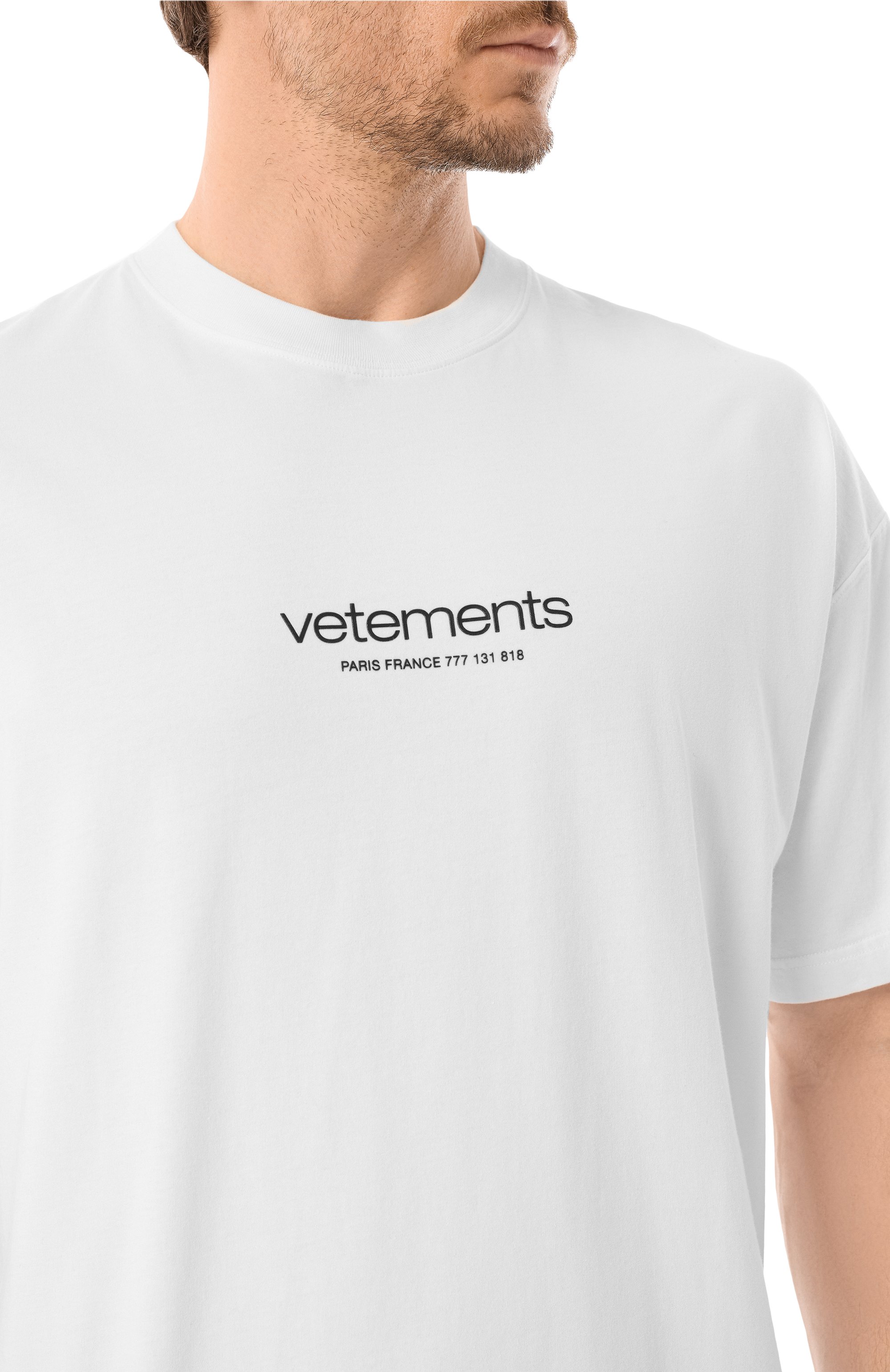 Хлопковая футболка VETEMENTS, арт. UE64TR150W, фото 9