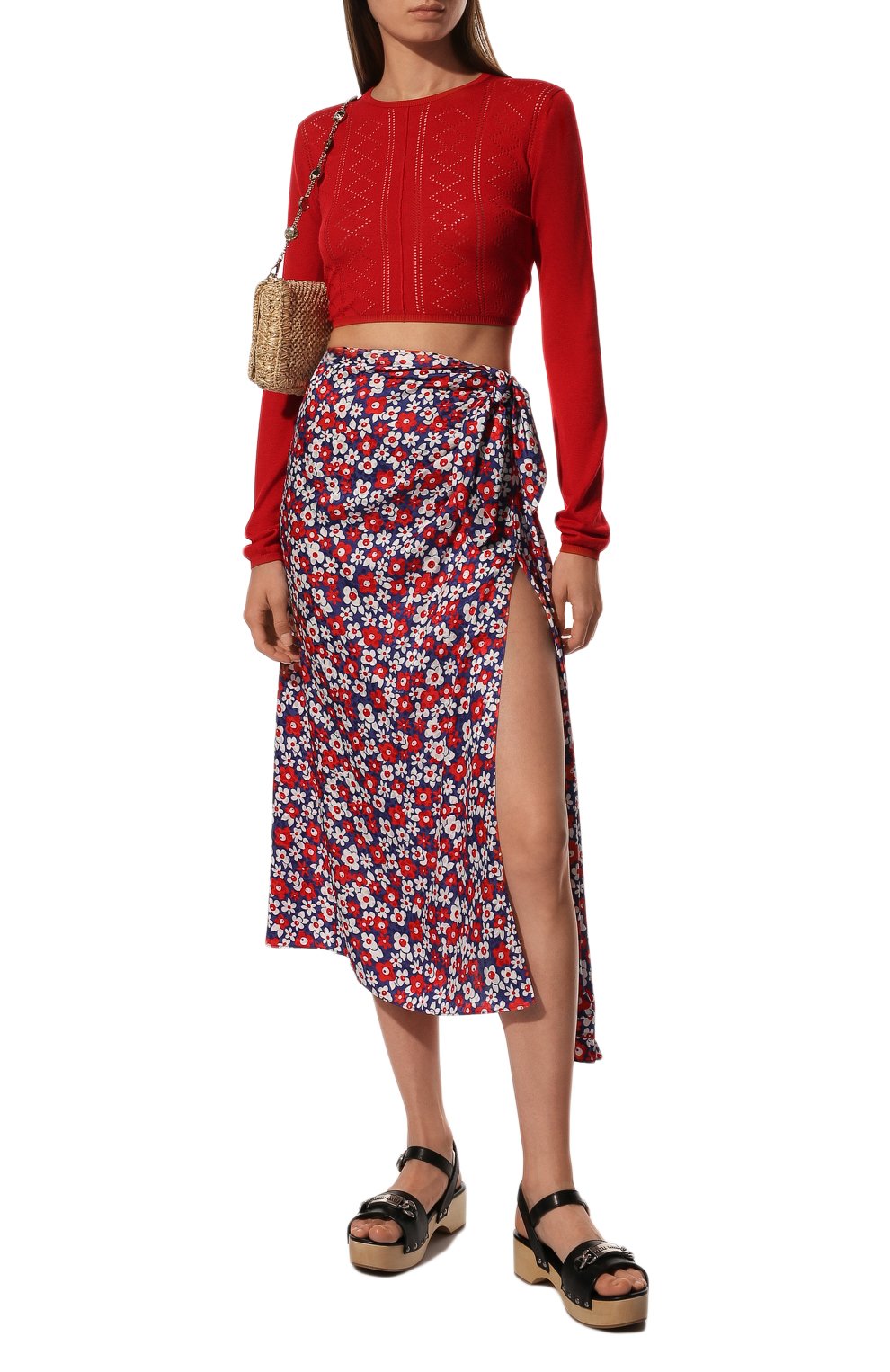 Шелковая юбка MIU MIU, арт. MG1727-10LC-F0124, фото 2