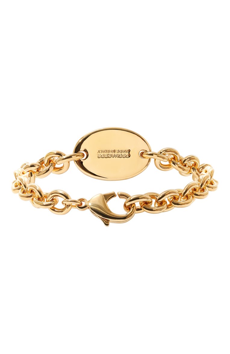 Мужской браслет DSQUARED2 золотого цвета, арт. ARM0173 37200001/G0LD | Фото 3 (Региональные ограничения белый список (Axapta Mercury): Не проставлено; Нос: Не проставлено; Материал: Металл)