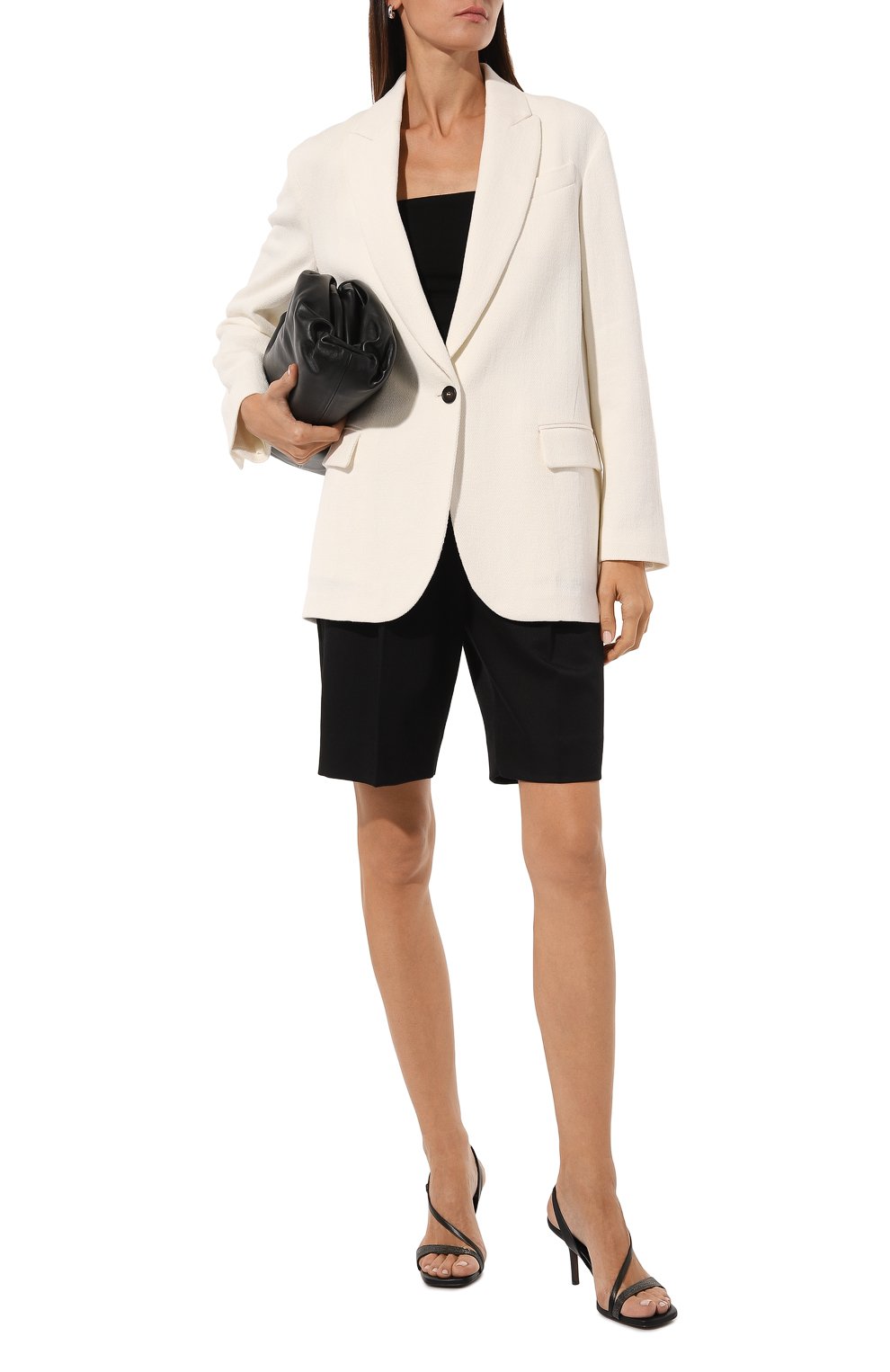 Жакет из хлопка и льна BRUNELLO CUCINELLI, арт. MH5712083, фото 2