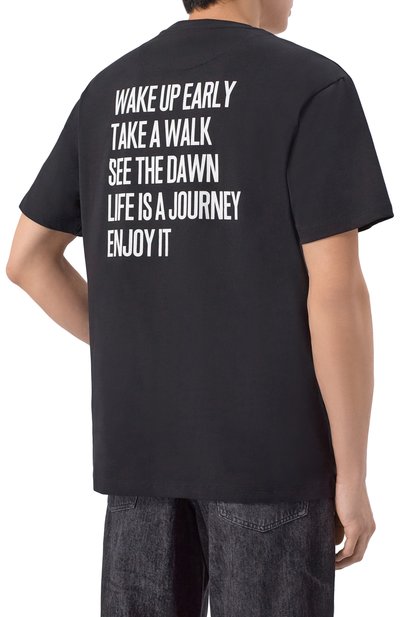 Хлопковая футболка DIRK BIKKEMBERGS, арт. BMT1566, фото 4