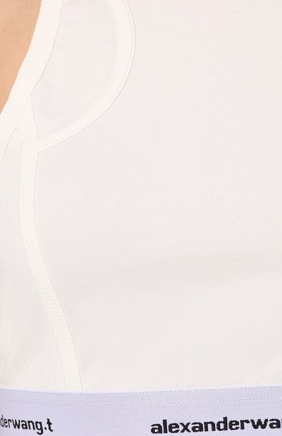 Хлопковый топ ALEXANDERWANG.T, арт. 4CC2198001, фото 5