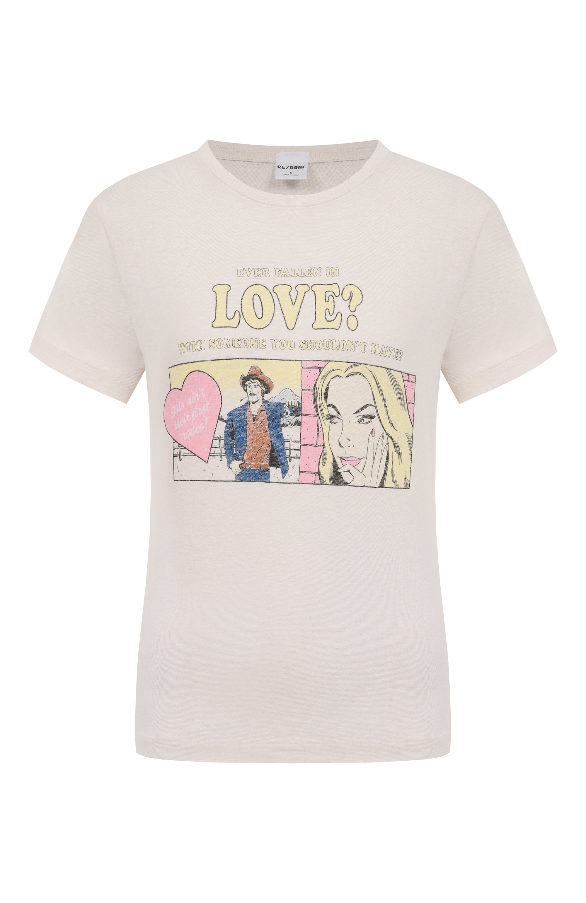 Хлопковая футболка RE/DONE, арт. 024-02WCGT330, фото 1