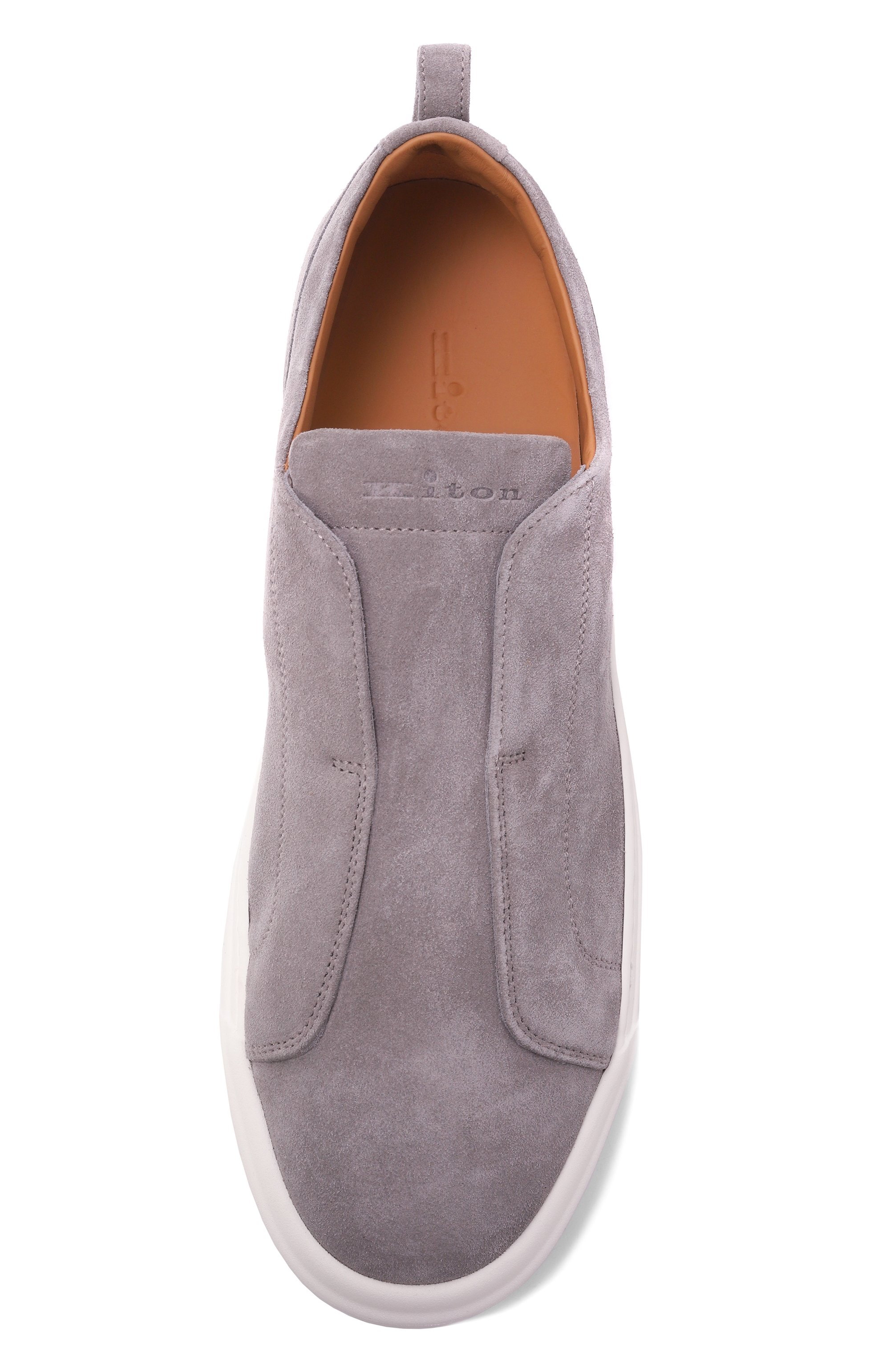 Замшевые кеды KITON, арт. USSA279N0127903, фото 6