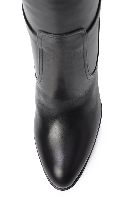 Кожаные сапоги Diane Saint Laurent 743797/25V00 Чёрный  743797/25V00 Фото 6
