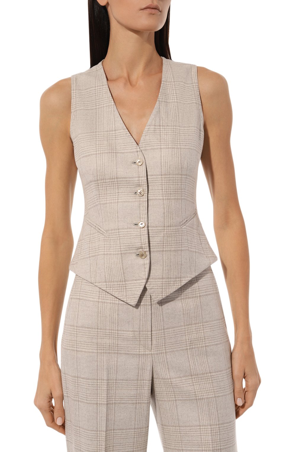 Жилет из шерсти и кашемира KITON, арт. D47456K0520E02, фото 3