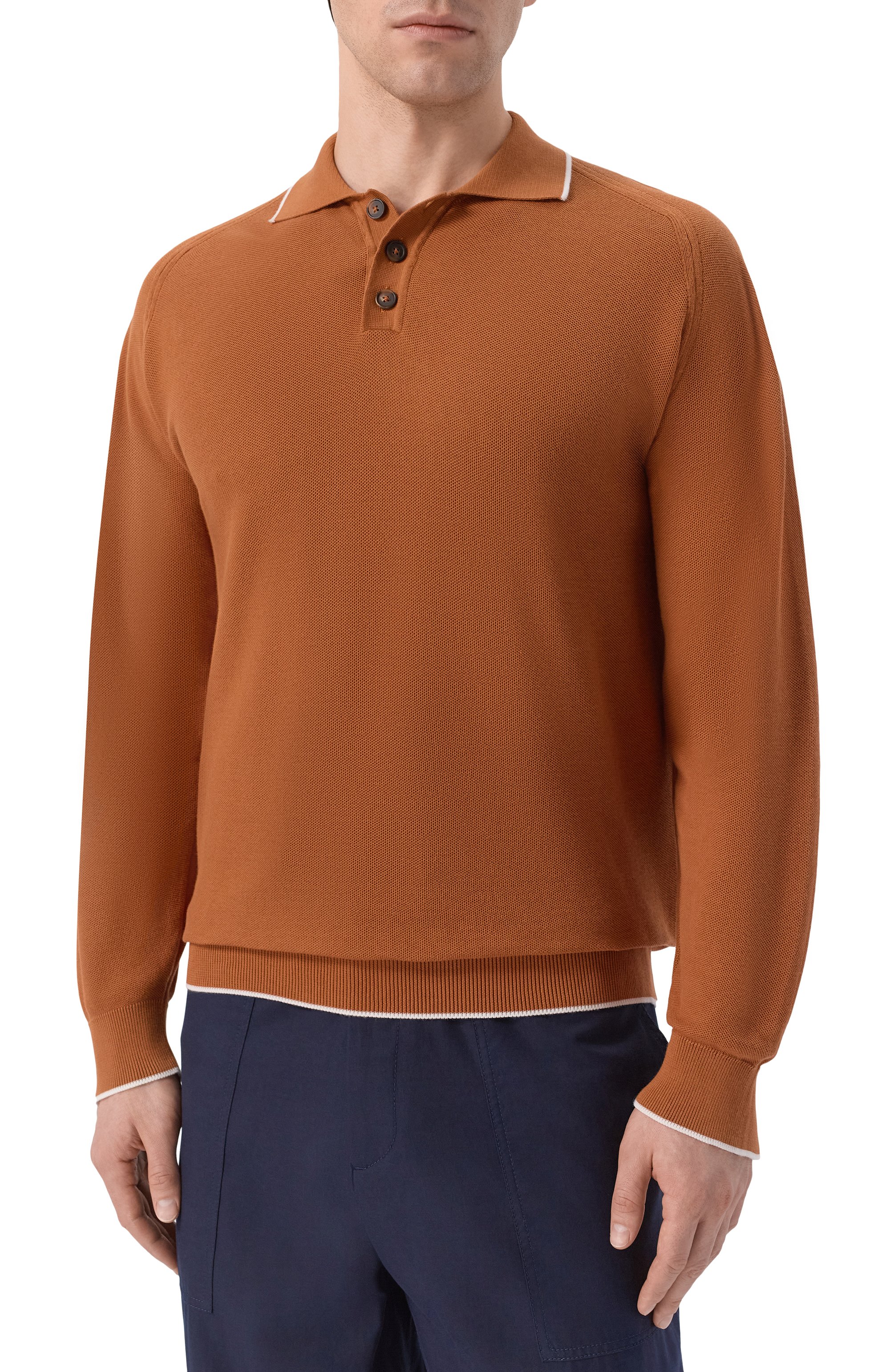 Хлопковое поло KITON, арт. UMM0761, фото 3