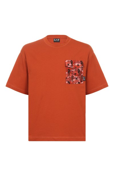 Мужская хлопковая футболка EA7, арт. 7M000121/AF12874