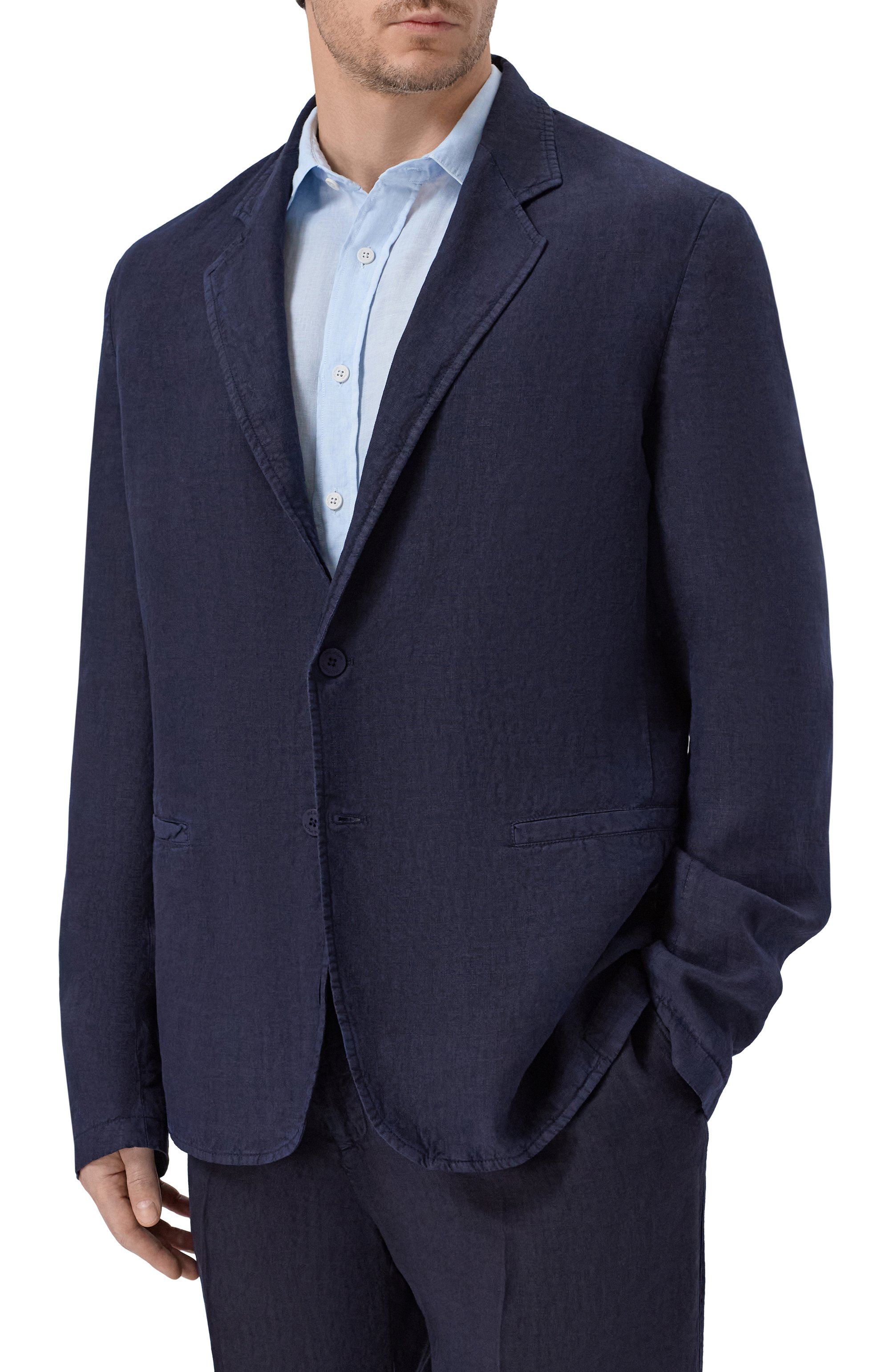 Льняной пиджак INLINUM, арт. JAC0B/TR0PEA, фото 3