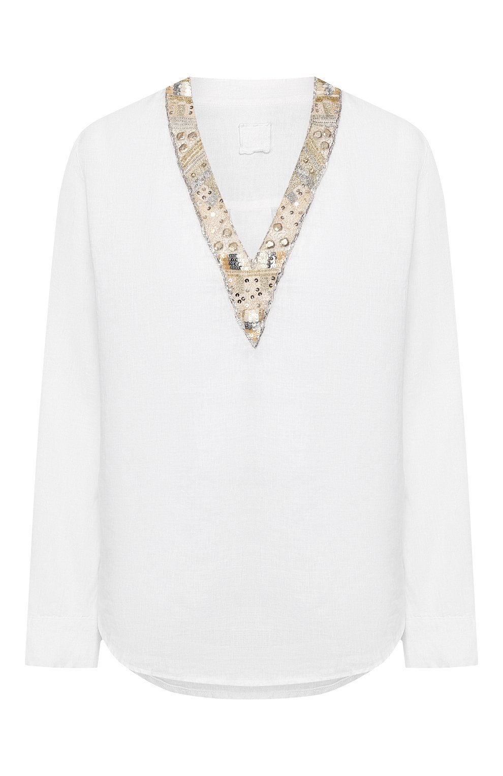 Льняная блузка 120% LINO, арт. R0W1357/B317/002, фото 1